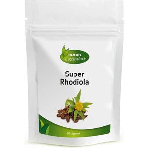 Super Rhodiola - 60 Capsules - Rhodiola Rosea-extract - 2 x Sterker