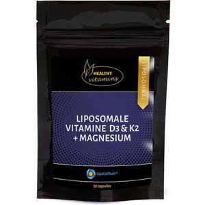 Liposomale Vitamine D3 & K2 + Magnesium - 30 Capsules