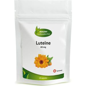 Luteïne - 40 mg - Hooggedoseerd - 60 Vegan Capsules