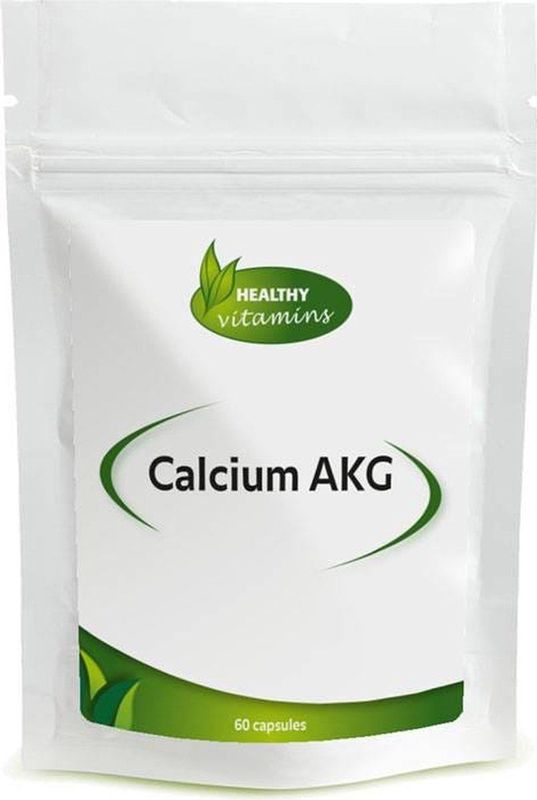 Calcium AKG | Ca-AKG | alfa-ketoglutaraat gebonden aan calcium | 60 vegan capsules | Vitaminesperpost.nl