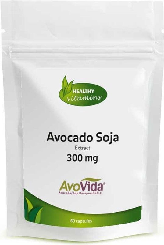 Avocado - Sojabonen-extract ASU - 60 Capsules - Veganistisch - Hoog Gedoseerd