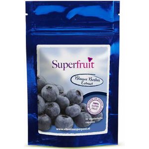 Bosbesextract - Blauw - 60 Capsules - Hooggeconcentreerd - Goed voor het Gezichtsvermogen