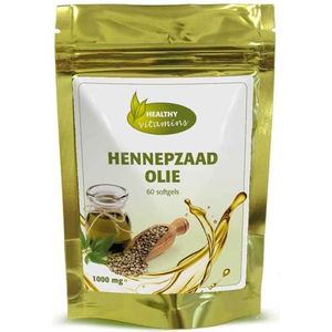 Hennepzaadolie - 60 Capsules - Vetzuren - Rijk aan Omega 3 en 6 - 1000 mg