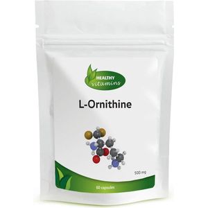 L-Ornithine - 500 mg - 60 Capsules - Voedingssupplementen