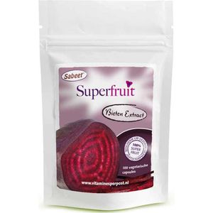 Vitaminesperpost.nl - Rode Bietenextract - 100 Capsules - Gepatenteerd Sabeet™ Extract