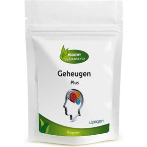 Geheugen Plus - Geheugensupplement - 30 Capsules - Natuurlijke Ingrediënten