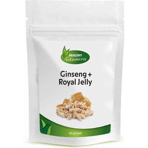 Ginseng + Royal Jelly | 60 softgels | Vitaminesperpost.nl