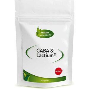 GABA & Lactium® | Met citroenmelisse, L-theanine, folaat, biotine en zwarte peperextract (BioPerine®) | 30 vegetarische capsules | Vitaminesperpost.nl