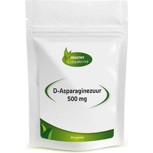 D-Asparaginezuur - 500 mg - 90 Capsules - Voedingssupplement