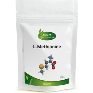 L-Methionine - 500 mg - Voedingssupplement - Geschikt voor Vegetariërs en Veganisten