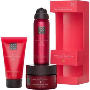 Rituals - Ayurveda Set - Giftset - Foaming Shower Gel 50ml - Body Cream 70ml - Body Scrub 125gr