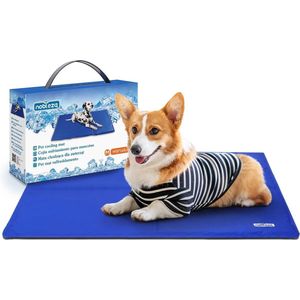 Nobleza koelmat voor huisdieren - Honden koelmat - Koelmat kat - 50x65 cm - Blauw