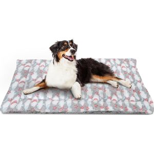 Nobleza Kleed voor hond en kat - 85x70 cm - Hondenkleed - Kattenkleed - Pluche kleed - Grijs