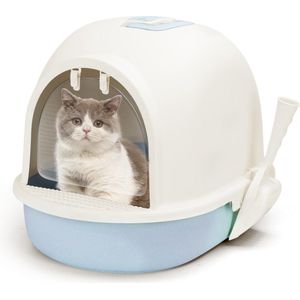Nobleza Kattenbak met Kattenbakschep - 63x46x42.5 cm - Blauw - L