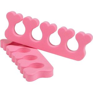 2 stuks Vinger / Teenspreiders voor nagels lakken - teen spreider roze - pedicure - manicure