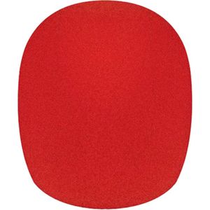 Boston WS-10-RD, per 5 stuks - Plopkap voor zangmicrofoon, rood