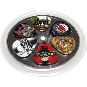 Boston BRP6-100 plectrum 6-pack, celluloid, 1.00mm