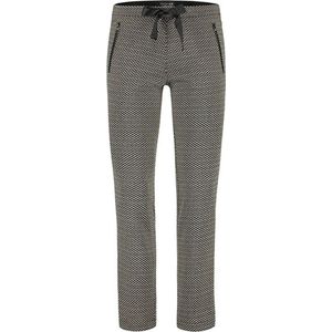 Para Mi broek Kim knitted jacquards - Herringbone black