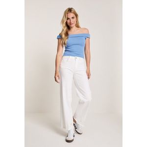 Parami Jeans - Wit - Mira Ajour Color Denim