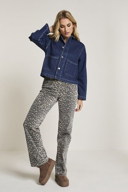 PARA MI - Broek FW251.147136 - Leopard - Damesbroek