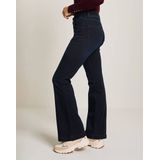Para Mi - Jade - Jeans - Donkerblauw - Hoge Taille - Flared Model