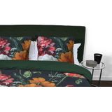 Snoozing Rozen Flanel Dekbedovertrek Multi kleur