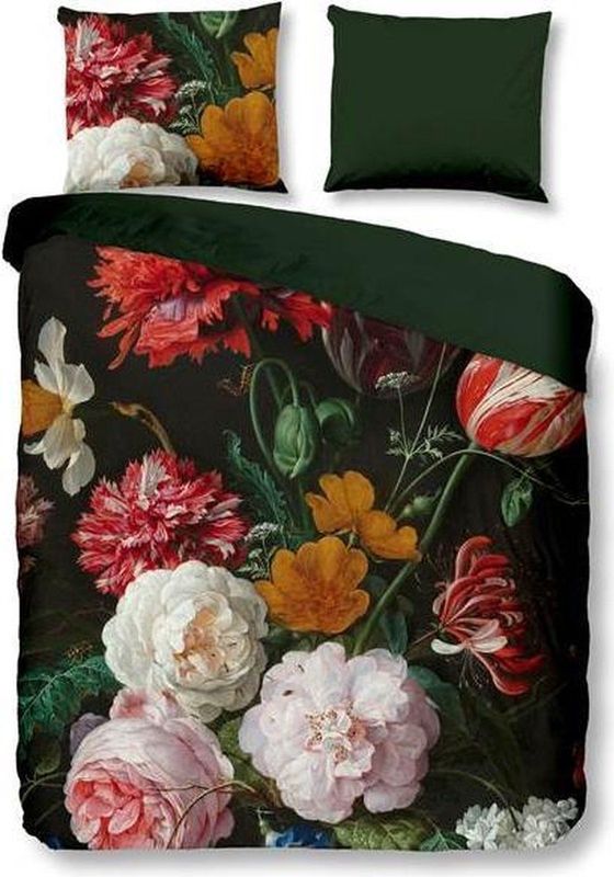 Snoozing Rozen Flanel Dekbedovertrek Multi kleur