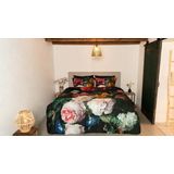 Snoozing Rozen Flanel Dekbedovertrek + 2 kussenslopen Multi kleur