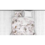 Snoozing Winter Flanel Dekbedovertrek + 1 kussensloop Grijs