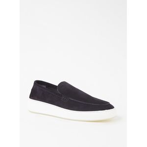 Jiro Mio - Donkerblauwe Loafers - Suède - Leer - Uitneembaar Voetbed