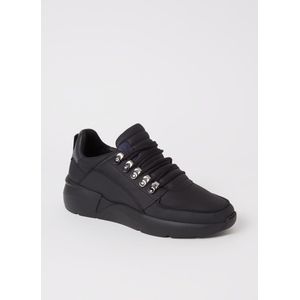 Nubikk, Schoenen, Heren, Zwart, 42 EU, Leer, Zwarte Roman Heren Sneakers