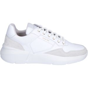 Nubikk, Roque Road Wave Wit Leren Sneaker Wit, Heren, Maat:37 EU