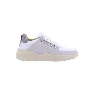 Nubikk, Roque Roman Sneaker Wit/Zwart Veelkleurig, Heren, Maat:42 EU