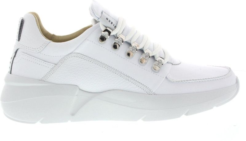 Nubikk - Roque Roman - Sneaker - White Combi - Kalfsleer