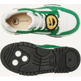 Nubikk Basket Court leren sneakers wit/groen