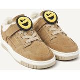 Nubikk - Basket Teddy Jr - Sneakers - Camel - Suède - Elastische Veter
