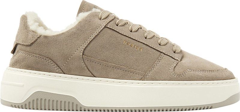 NUBIKK - Basket Teddy - Damessneakers - Taupe - Suède