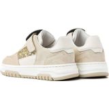 Nubikk - Sneaker - Glinsterend - Leer - Elastische Veters