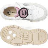 Nubikk - Basket Court Jr - Sneakers - Wit/Zilver - Leer