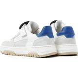 Nubikk - Basket Court Jr - Sneakers - Wit/Blauw - Leren