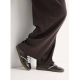 Nubikk - Ray Owen Studs - Leren Sneakers - Donkerbruin