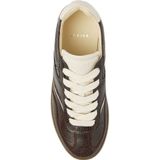 Nubikk - Ray Owen Studs - Leren Sneakers - Donkerbruin