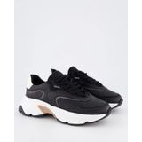 Nubikk - Ross Noa - Chunky Leren Sneakers - Zwart