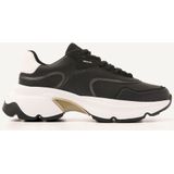 Nubikk - Ross Noa - Chunky Leren Sneakers - Zwart
