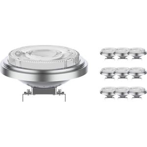 Voordeelpak 10x Noxion LED Spot G53 AR111 11.7W 800lm 24D - 930 Warm Wit | Beste Kleurweergave - Dimbaar - Vervangt 75W.