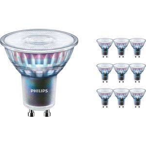 Philips - GU10 LED Spot - Dimbaar - Warm Wit - 3,9W - 10 Stuks