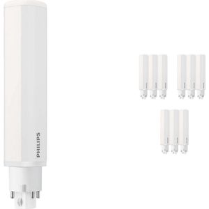 Voordeelpak 10x Philips CorePro PL-C LED 9W 840 | Koel Wit - 4-Pin - Vervangt 26W