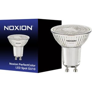 Noxion PerfectColor LED Spot GU10 PAR16 4W 345lm 36D - 940 Koel Wit | Beste Kleurweergave - Dimbaar - Vervangt 50W.