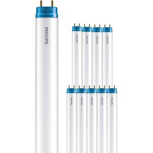 Voordeelpak 10x Philips LED Buis T8 CorePro (EM/Mains) 8W 800lm - 865 Daglicht | 60cm - Vervangt 18W