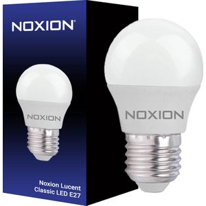 Noxion Lucent Classic LED E27 Kogel Mat 4.5W 470lm - 827 Zeer Warm Wit | Vervangt 40W.